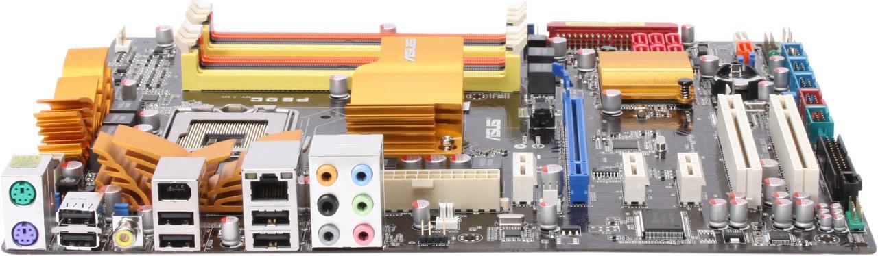 Alt view image 2 of 5 - ASUS P5QC LGA 775 Intel P45 ATX Intel Motherboard