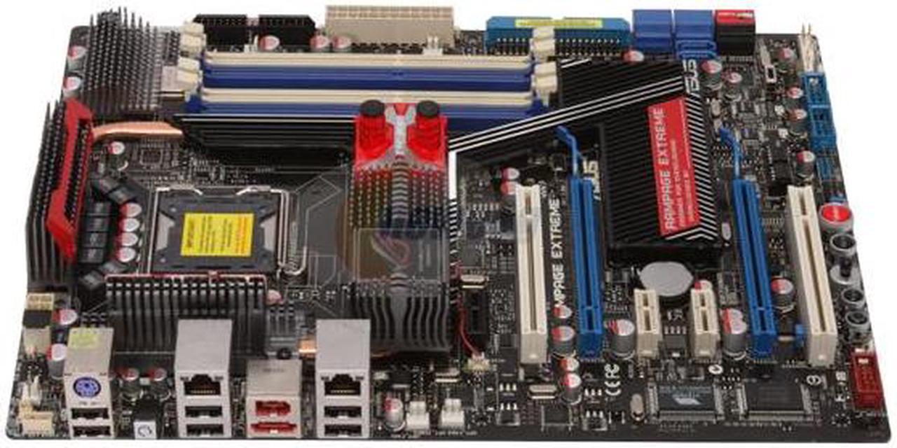 Alt view image 2 of 5 - ASUS Rampage Extreme LGA 775 Intel X48 ATX Intel Motherboard