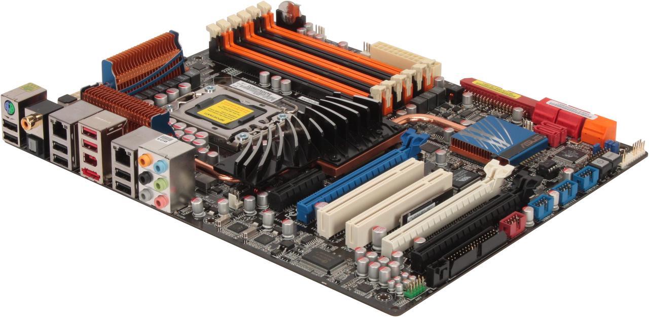 Main image of ASUS P6T Deluxe LGA 1366 Intel X58 ATX Intel Motherboard