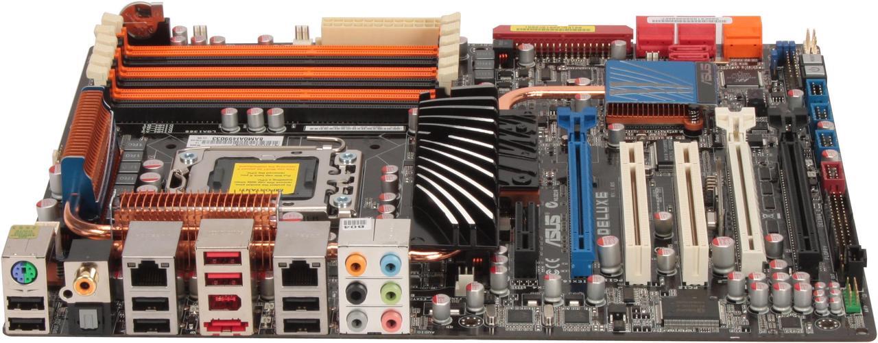 Alt view image 2 of 5 - ASUS P6T Deluxe LGA 1366 Intel X58 ATX Intel Motherboard