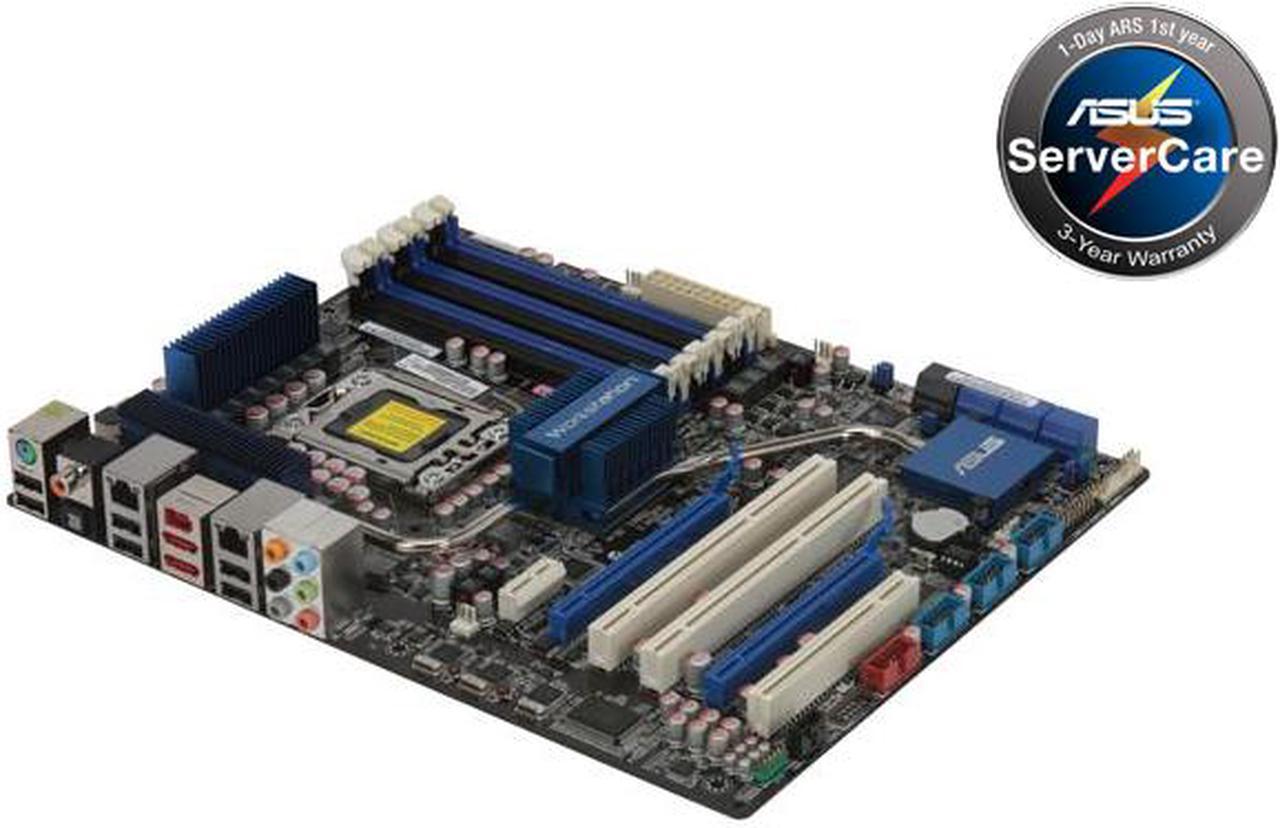 ASUS P6T WS PRO LGA 1366 Intel X58 ATX Intel Core i7 / Xeon Intel Motherboard