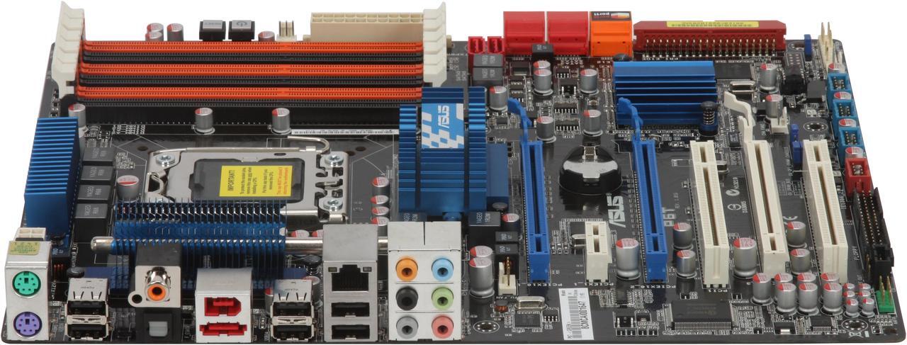 Alt view image 2 of 5 - ASUS P6T LGA 1366 Intel X58 ATX Intel Motherboard