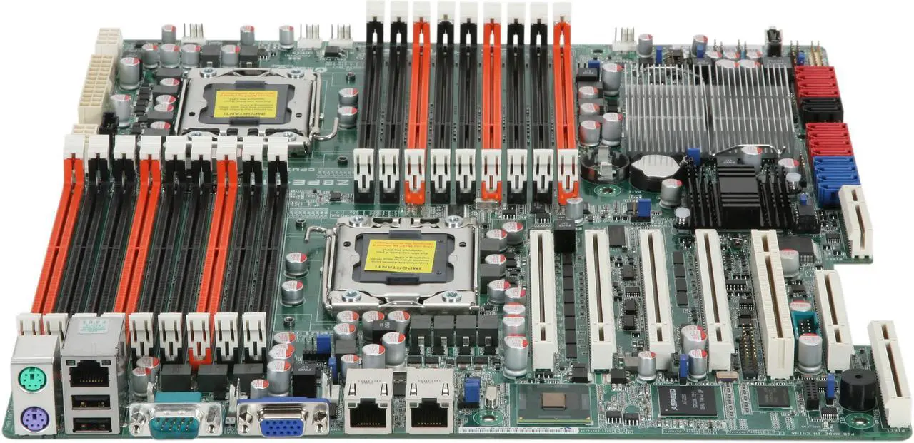 Alt view image 2 of 4 - ASUS Z8PE-D18(ASMB4-IKVM) Dual LGA 1366 Intel 5520 SSI EEB 3.61 Dual Intel Xeon 5500 and 5600 Series Server Motherboard