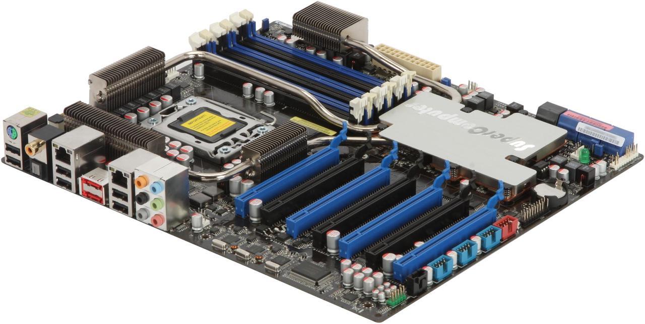Main image of ASUS P6T7 WS Supercomputer "Ultimate Gamer" choose 3Way SLI + PhysX at Real X16 X58 CEB Intel Motherboard