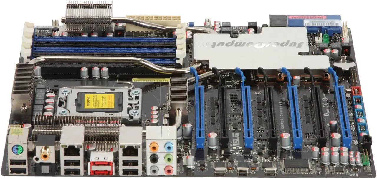 Alt view image 2 of 5 - ASUS P6T7 WS Supercomputer "Ultimate Gamer" choose 3Way SLI + PhysX at Real X16 X58 CEB Intel Motherboard