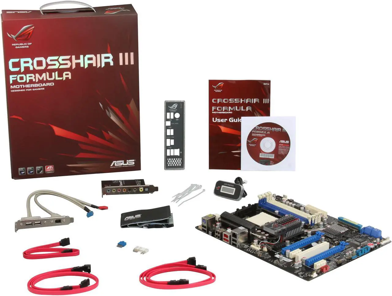 Alt view image 5 of 5 - ASUS Crosshair III Formula AM3 AMD 790FX ATX AMD Motherboard