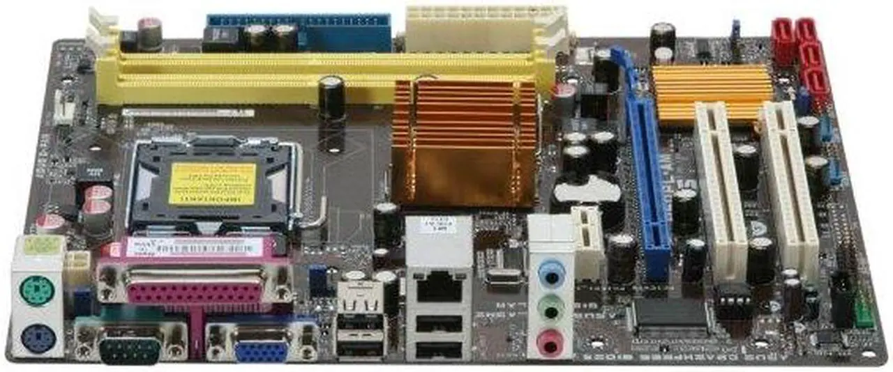 Alt view image 2 of 4 - ASUS P5QPL-AM LGA 775 Intel G41 Micro ATX Intel Motherboard
