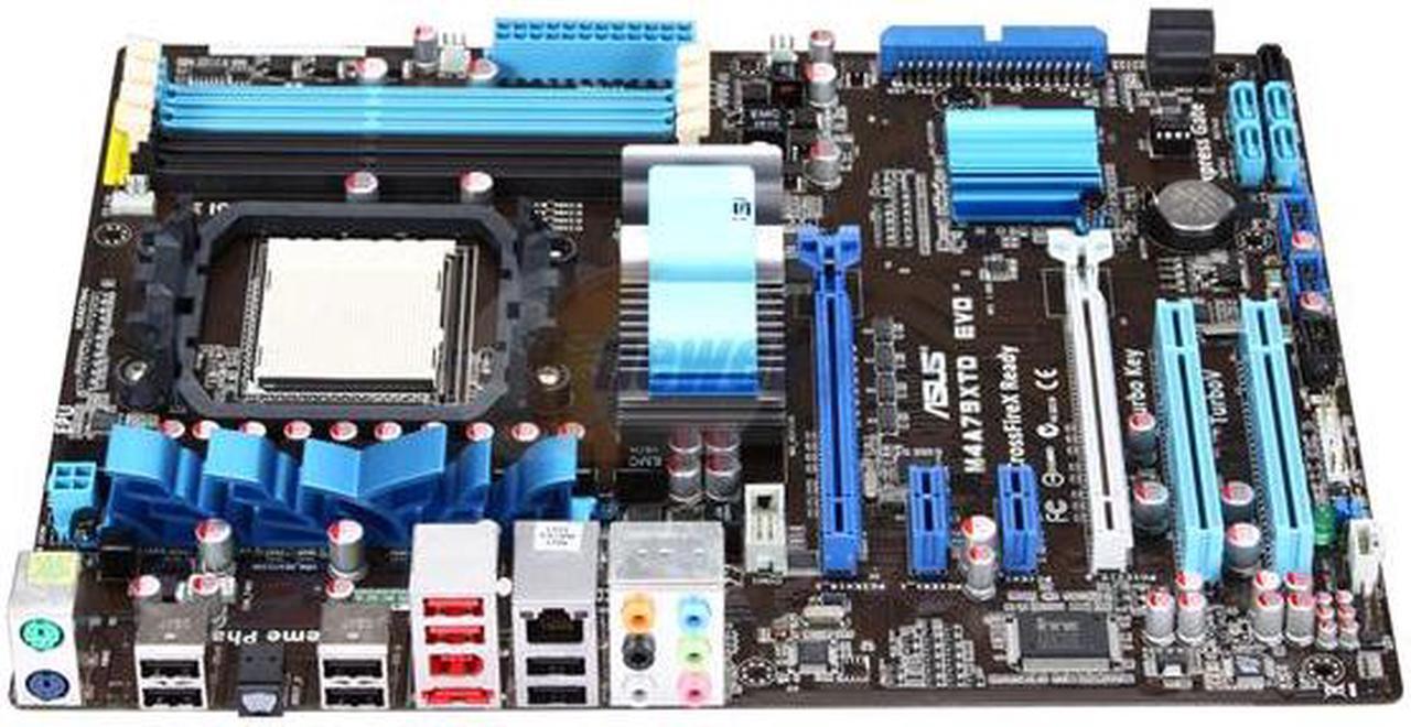 Alt view image 2 of 5 - ASUS M4A79XTD EVO AM3 AMD 790X ATX AMD Motherboard