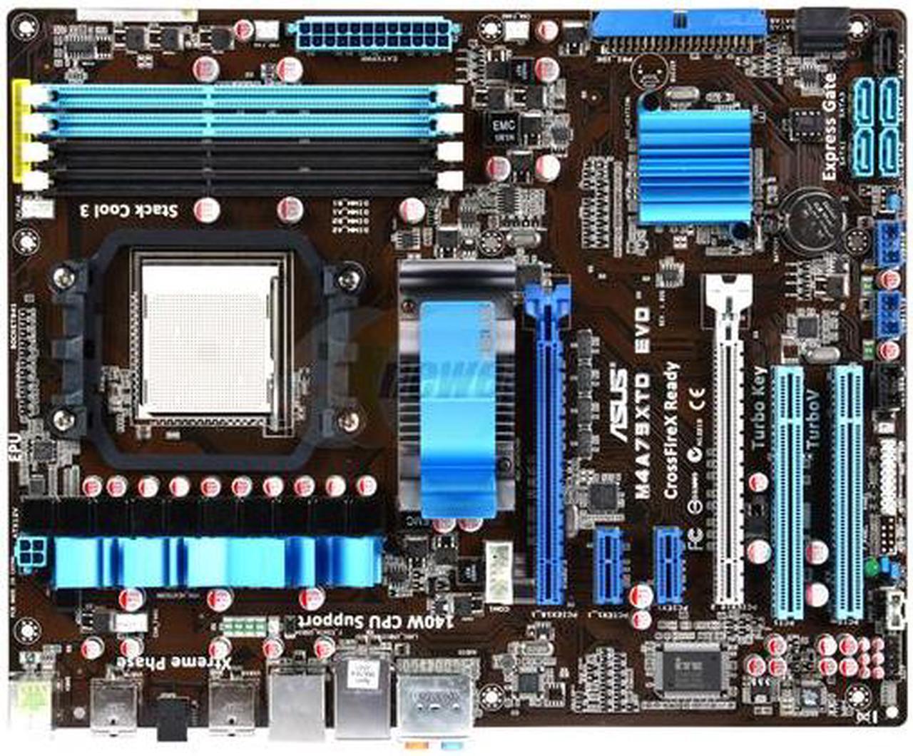 Alt view image 3 of 5 - ASUS M4A79XTD EVO AM3 AMD 790X ATX AMD Motherboard