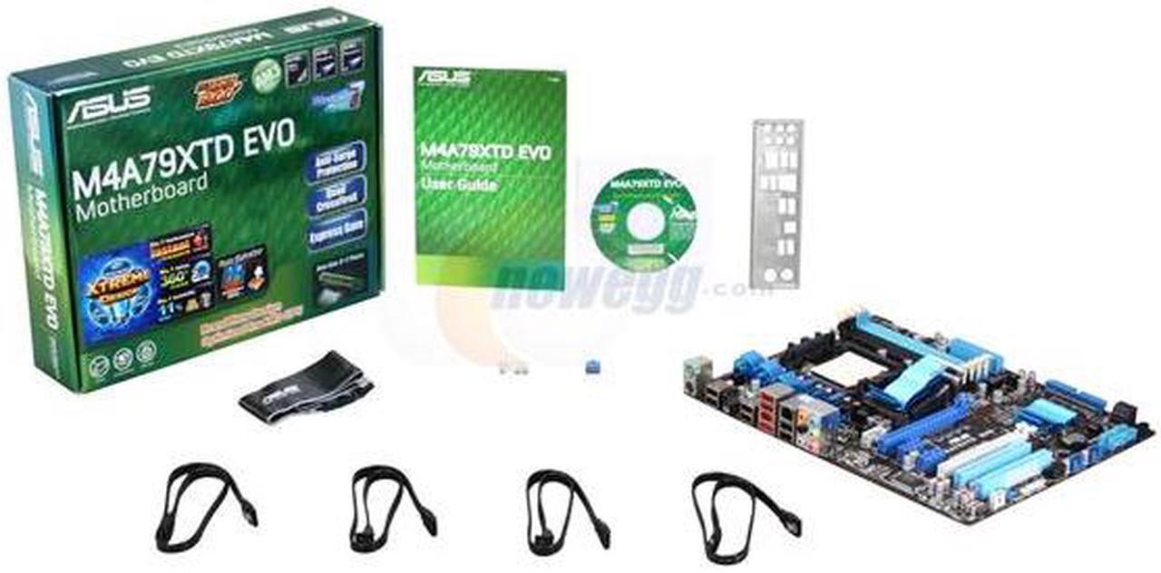 Alt view image 5 of 5 - ASUS M4A79XTD EVO AM3 AMD 790X ATX AMD Motherboard