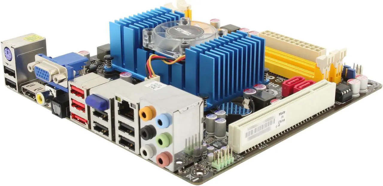 Main image of ASUS AT3N7A-I Intel Atom 330 (1M Cache, 1.6GHz, Dual-Core) NVIDIA ION Mini ITX Motherboard / CPU Combo