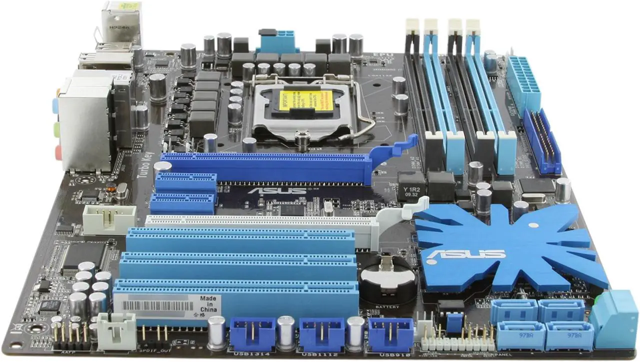 Alt view image 2 of 11 - ASUS P7P55D LE LGA 1156 Intel P55 ATX Intel Motherboard