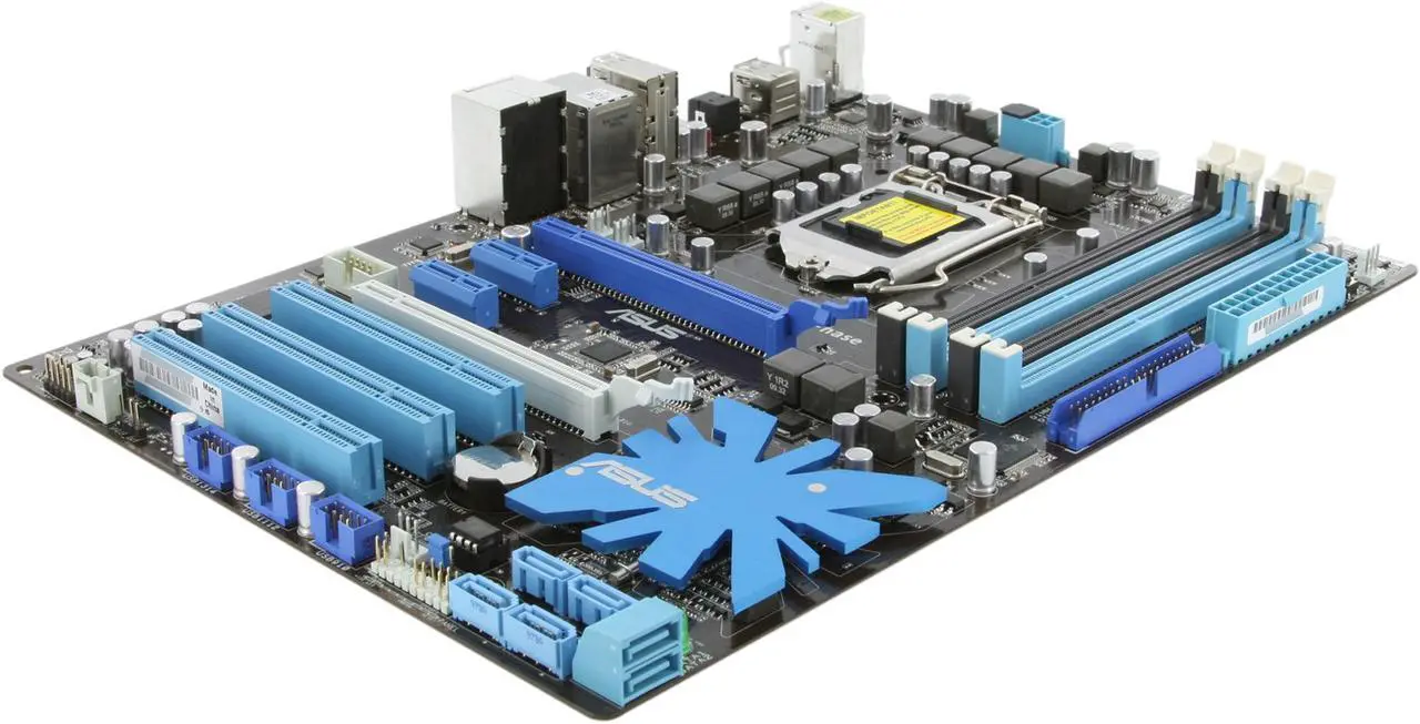 Alt view image 3 of 11 - ASUS P7P55D LE LGA 1156 Intel P55 ATX Intel Motherboard