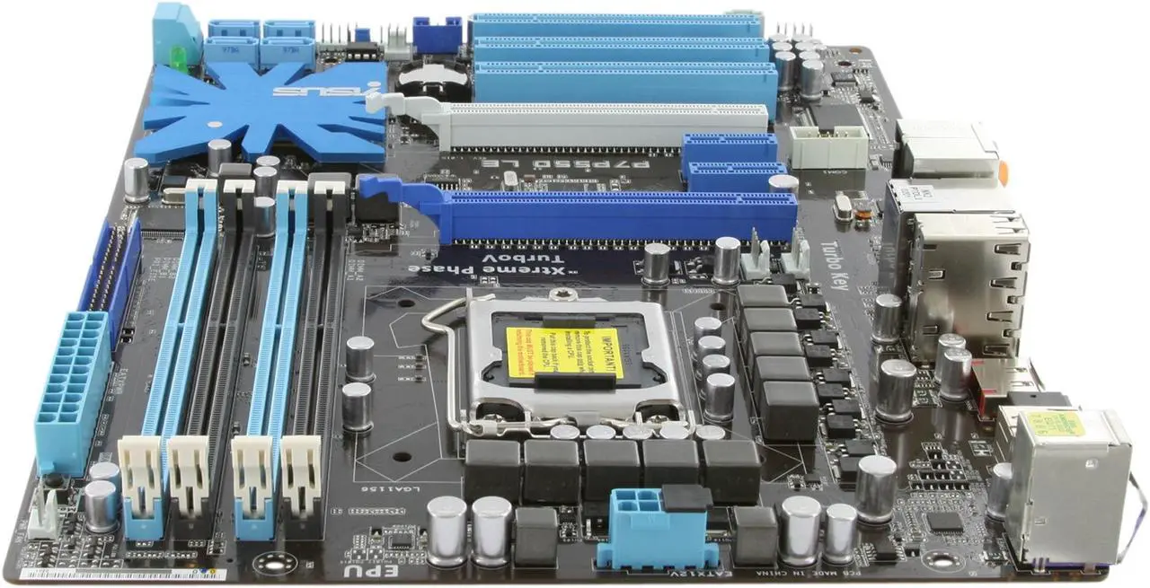 Alt view image 6 of 11 - ASUS P7P55D LE LGA 1156 Intel P55 ATX Intel Motherboard