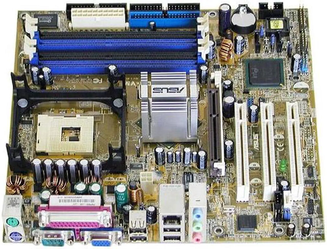Main image of ASUS P4P800-VM Socket 478 Intel 865G Micro ATX Intel Motherboard