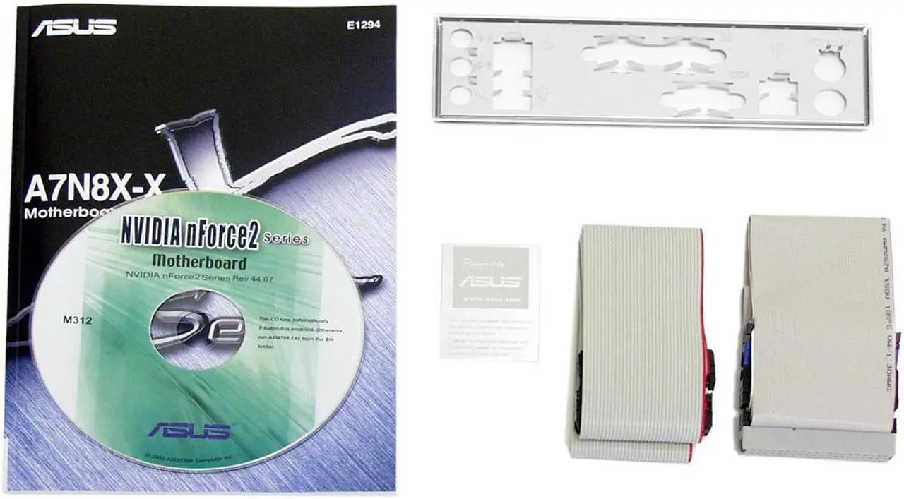 Alt view image 3 of 4 - ASUS A7N8X-X 462(A) NVIDIA nForce2 400 ATX AMD Motherboard