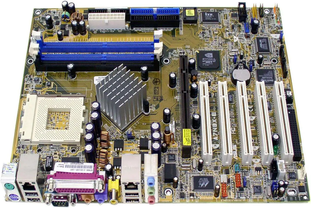 Main image of ASUS A7N8X-E Deluxe 462(A) NVIDIA nForce2 Ultra 400 ATX AMD Motherboard