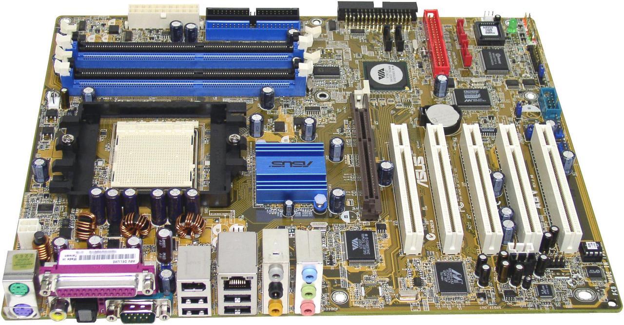 Main image of ASUS A8V DELUXE 939 VIA K8T800 Pro ATX AMD Motherboard