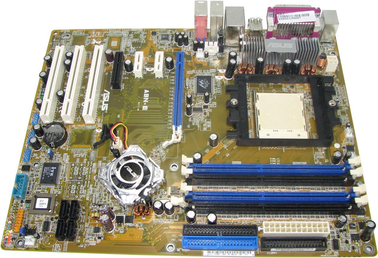 Alt view image 3 of 3 - ASUS A8N-E 939 NVIDIA nForce4 Ultra ATX AMD Motherboard