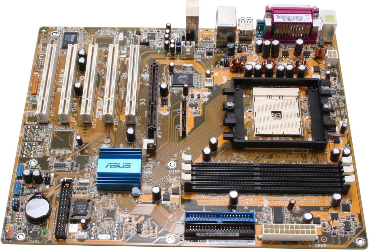 Alt view image 2 of 4 - ASUS K8N-E 754 NVIDIA nForce3 250Gb ATX AMD Motherboard