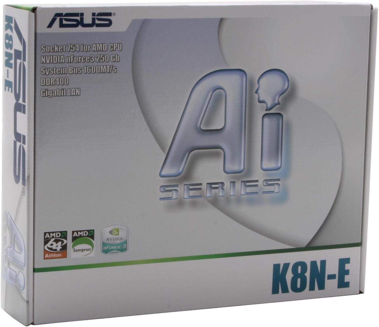 Alt view image 4 of 4 - ASUS K8N-E 754 NVIDIA nForce3 250Gb ATX AMD Motherboard