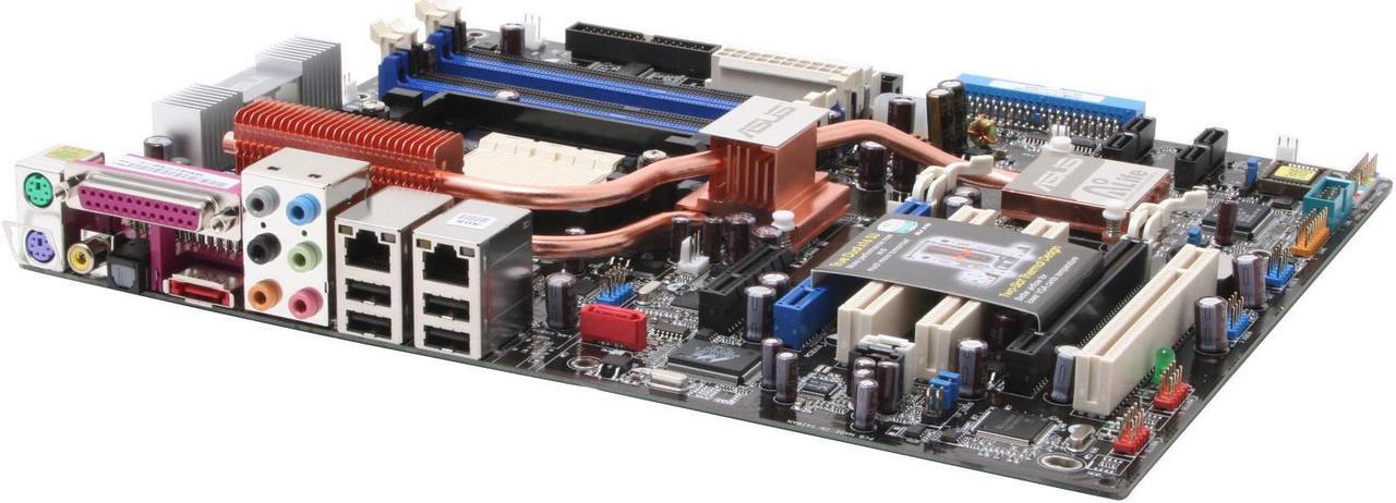 Main image of ASUS A8N32-SLI Deluxe 939 NVIDIA nForce4 SLI X16 ATX AMD Motherboard