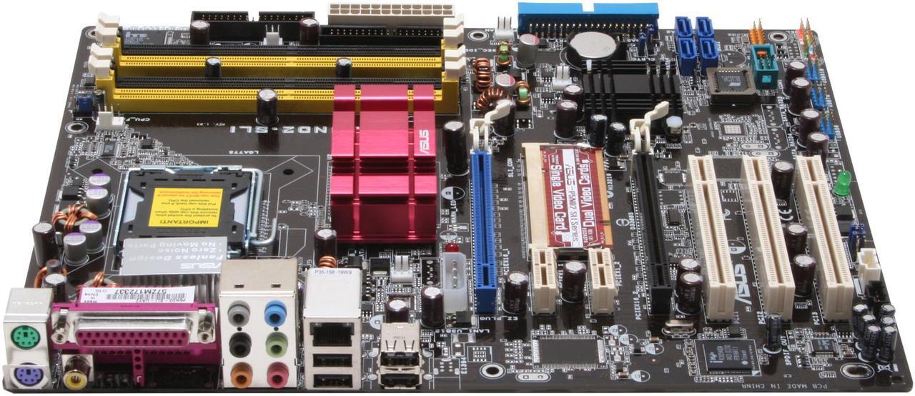 Alt view image 2 of 5 - ASUS P5ND2-SLI LGA 775 NVIDIA nForce 4 SLI Intel Edition ATX Intel Motherboard