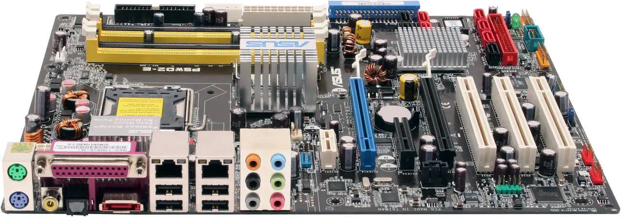 Alt view image 2 of 6 - ASUS P5WD2-E Premium LGA 775 Intel 975X ATX Intel Motherboard