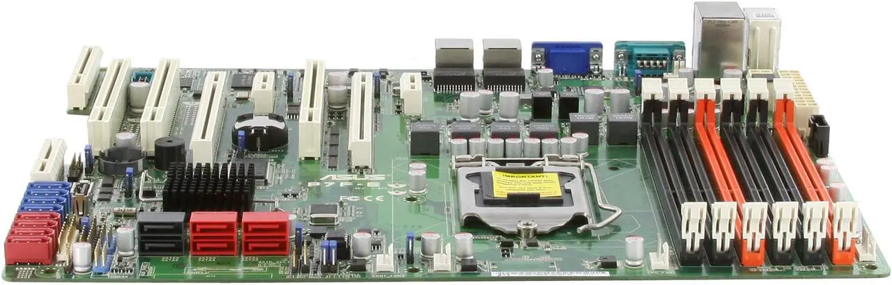 Alt view image 4 of 11 - ASUS P7F-E ATX Server Motherboard LGA 1156 Intel 3420 w/ Flex-E Technology