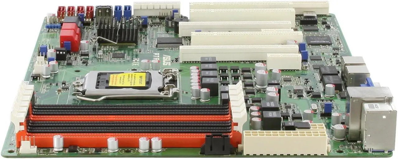 Alt view image 6 of 11 - ASUS P7F-E ATX Server Motherboard LGA 1156 Intel 3420 w/ Flex-E Technology