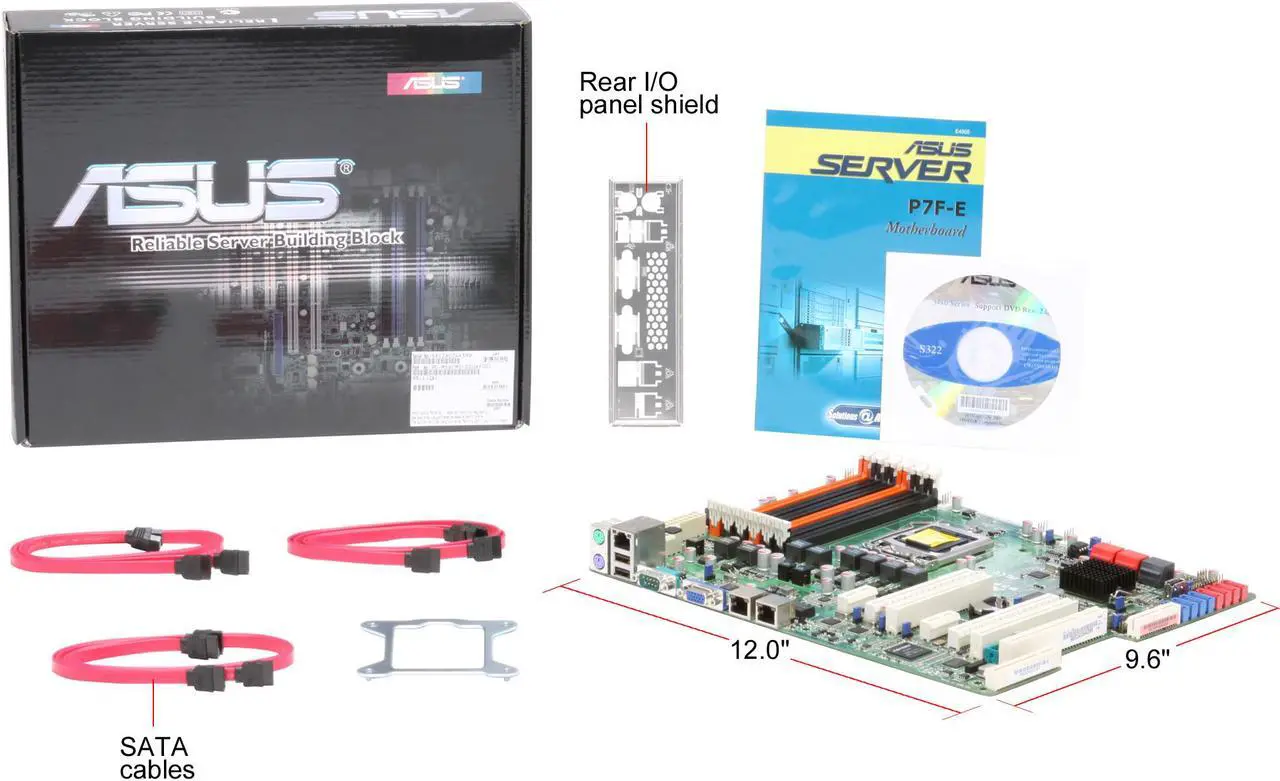 Alt view image 11 of 11 - ASUS P7F-E ATX Server Motherboard LGA 1156 Intel 3420 w/ Flex-E Technology