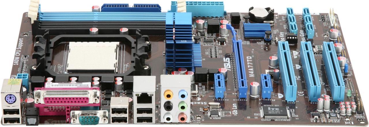Alt view image 2 of 5 - ASUS M4A77TD AM3 AMD 770 ATX AMD Motherboard