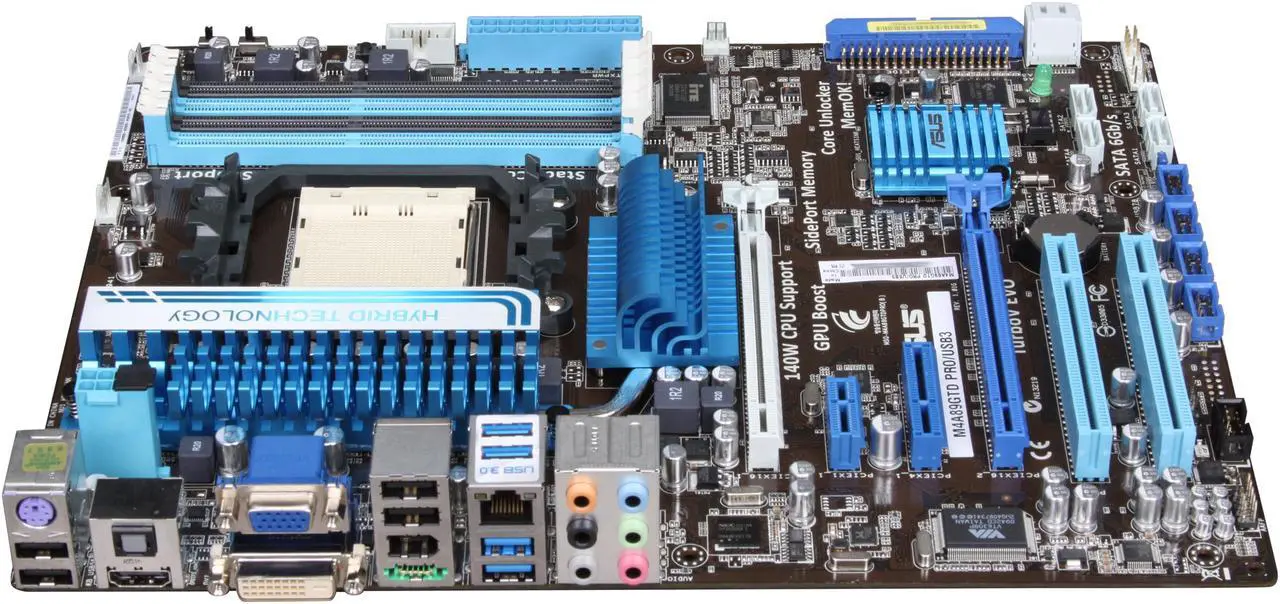 Alt view image 2 of 5 - ASUS M4A89GTD PRO/USB3 AM3 AMD 890GX USB 3.0 HDMI ATX AMD Motherboard