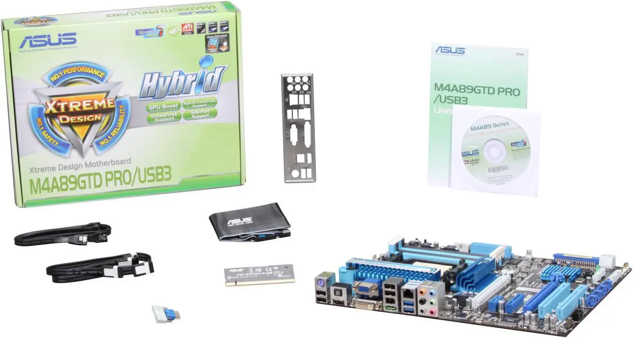 Alt view image 5 of 5 - ASUS M4A89GTD PRO/USB3 AM3 AMD 890GX USB 3.0 HDMI ATX AMD Motherboard