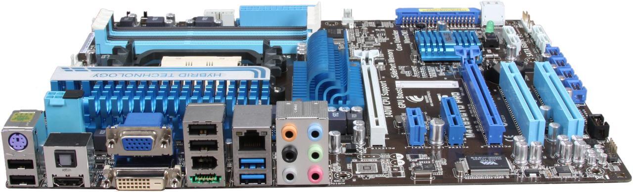 Alt view image 2 of 5 - ASUS M4A89GTD PRO AM3 AMD 890GX SATA 6Gb/s HDMI ATX AMD Motherboard