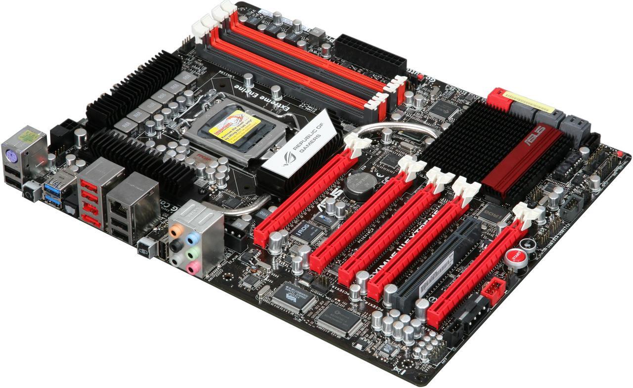 Main image of ASUS Maximus III Extreme LGA 1156 Intel P55 SATA 6Gb/s USB 3.0 ATX Intel Motherboard