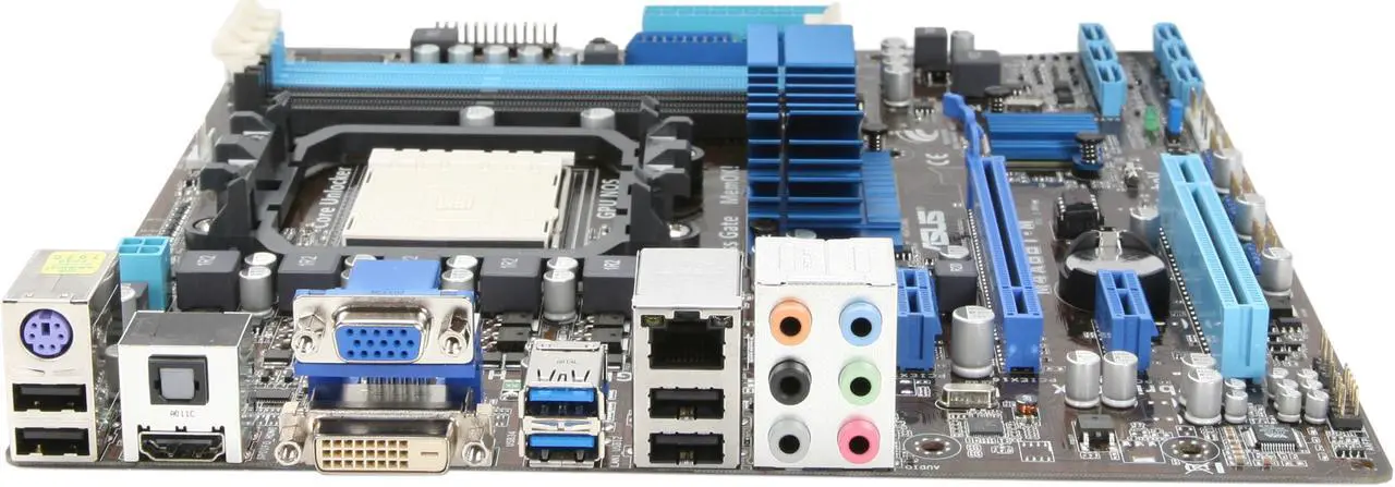 Alt view image 2 of 5 - ASUS M4A88T-M AM3 AMD 880G HDMI Micro ATX AMD Motherboard