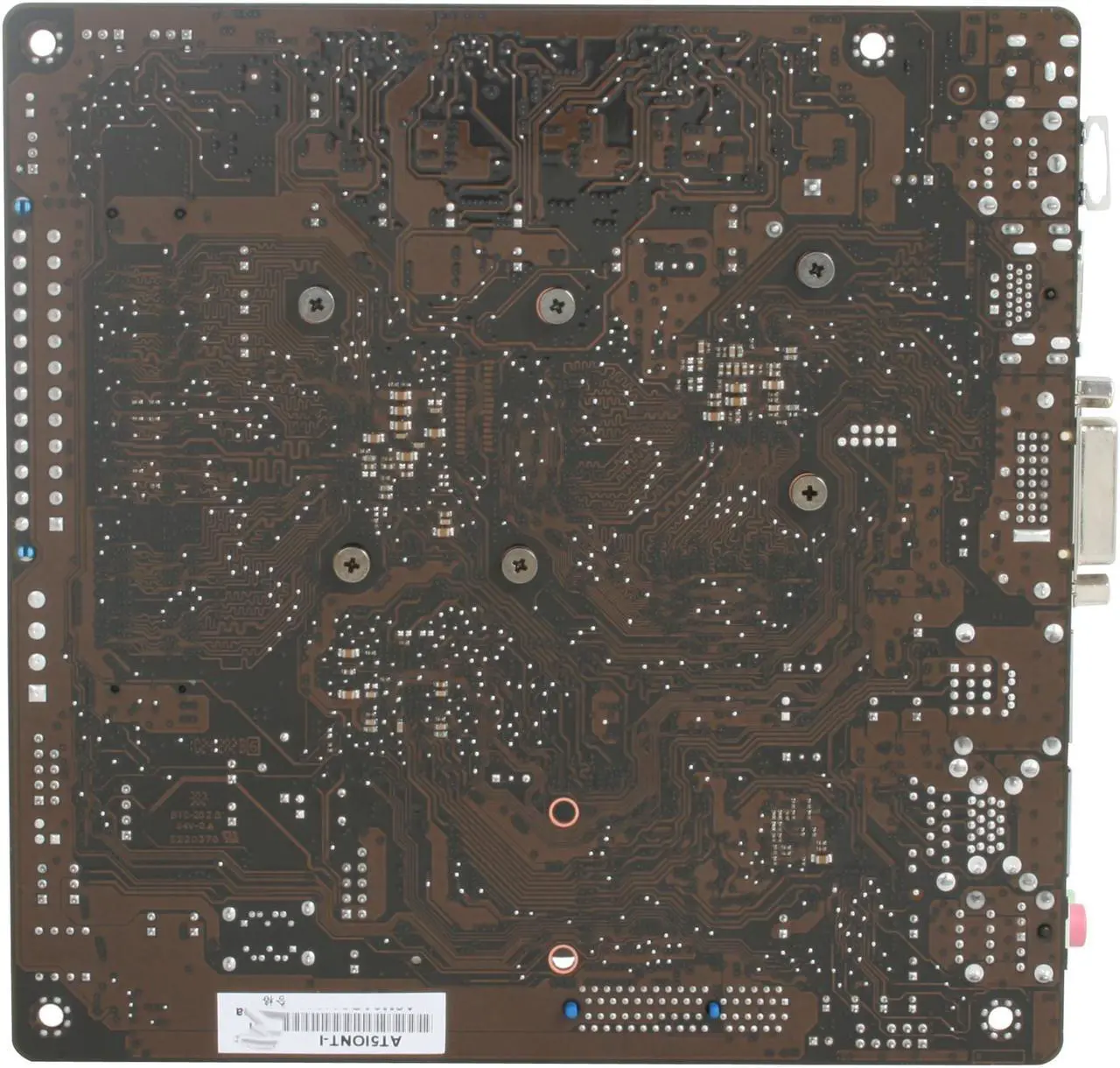Alt view image 4 of 5 - ASUS AT5IONT-I Intel Atom D525 (1.8GHz, dual-core) BGA559 Intel NM10 Mini ITX Motherboard / CPU Combo