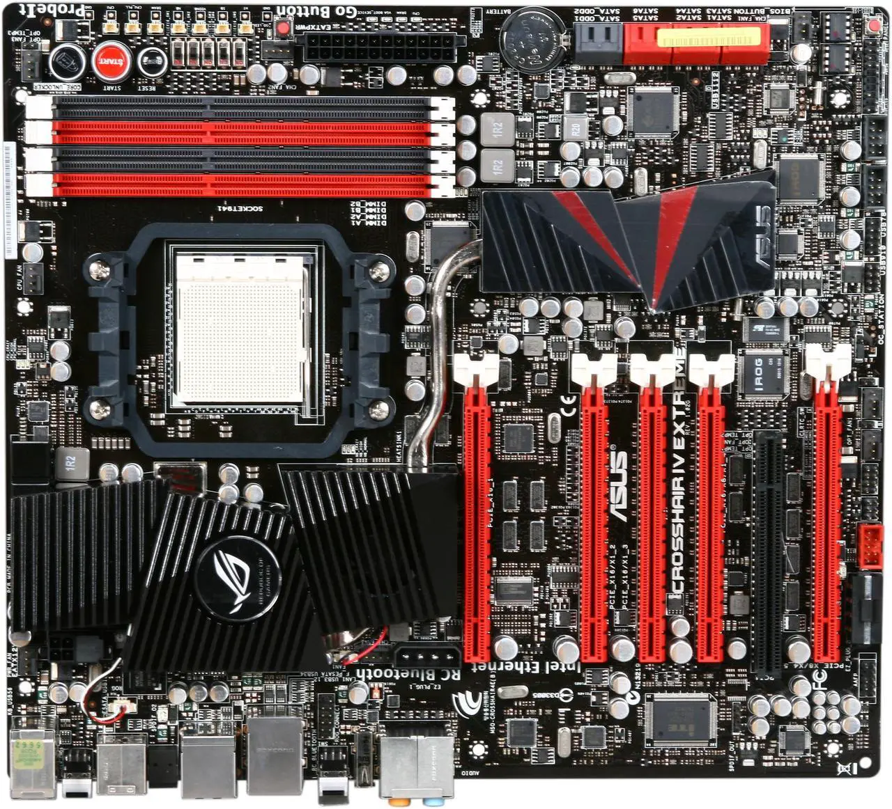 Alt view image 3 of 5 - ASUS Crosshair IV Extreme AM3 AMD 890FX USB 3.0 Extended ATX AMD Motherboard