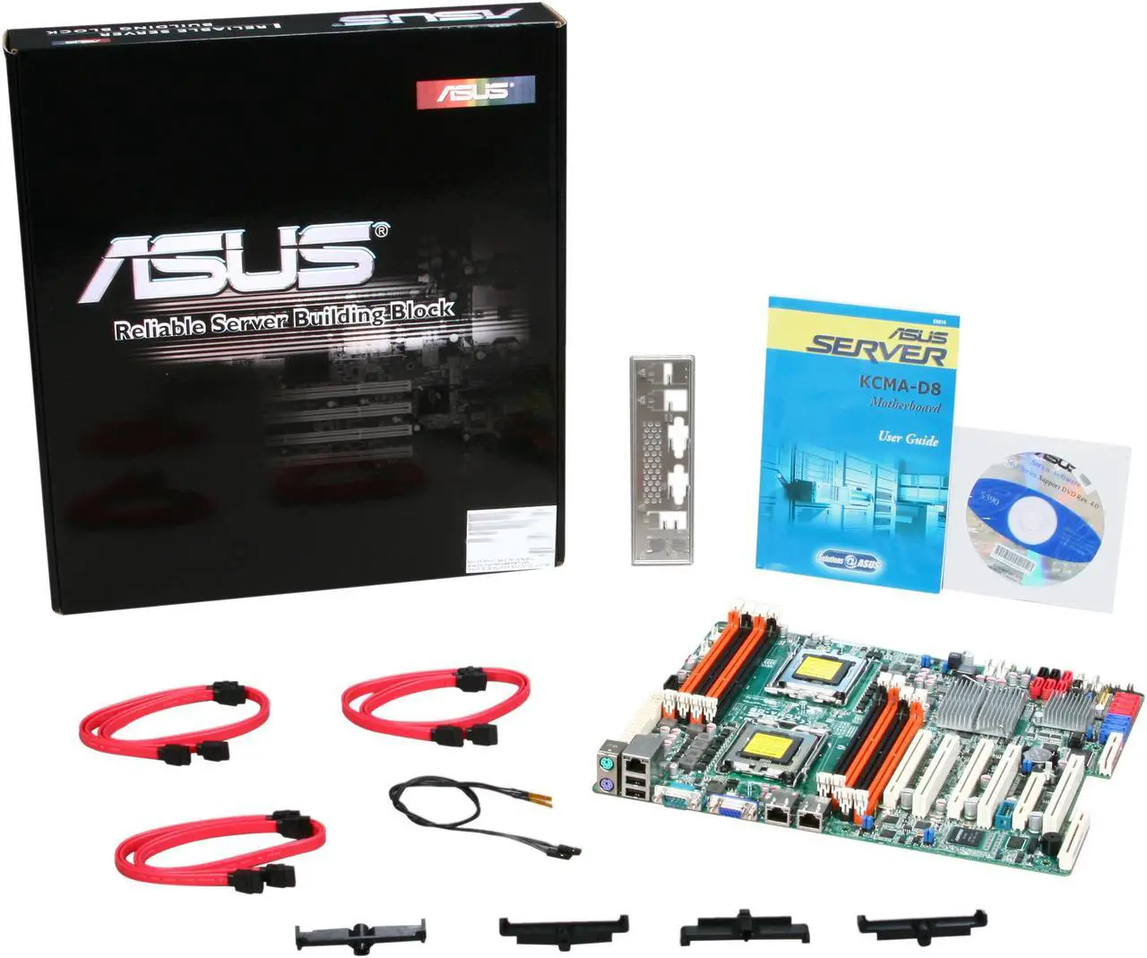 Alt view image 6 of 5 - ASUS KCMA-D8 ATX Server Motherboard Dual Socket C32 AMD SR5670 DDR3 1333/1066/800