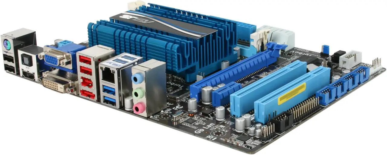 Main image of ASUS E35M1-M PRO Fusion AMD E-350 APU (1.6GHz, Dual-Core) AMD Hudson M1 Micro ATX Motherboard/CPU Combo