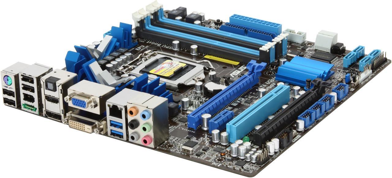 Main image of ASUS P8H67-M EVO (REV 3.0) LGA 1155 Intel H67 HDMI SATA 6Gb/s USB 3.0 Micro ATX Intel Motherboard with UEFI BIOS