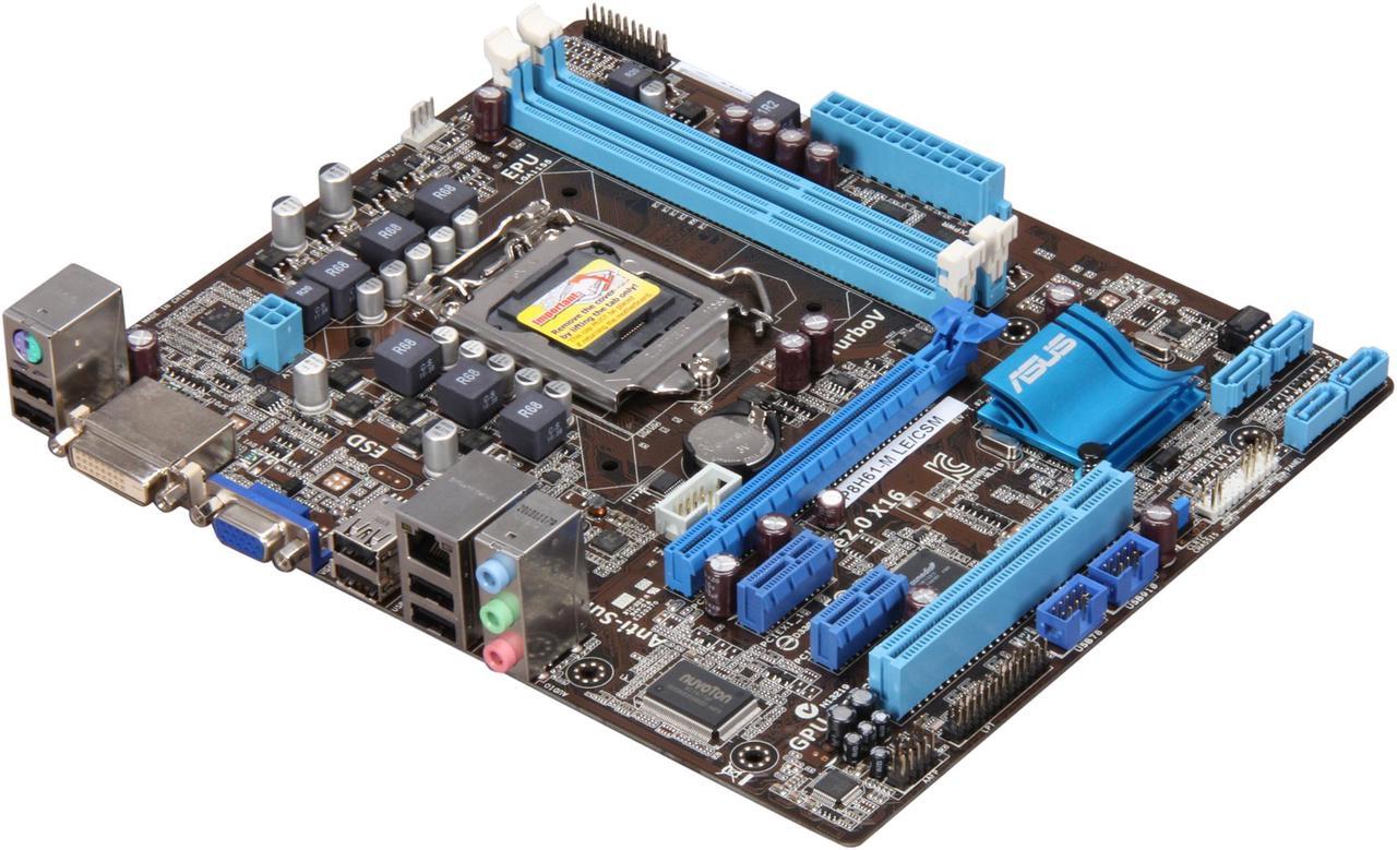 ASUS P8H61-M LE/CSM (REV 3.0) LGA 1155 Intel H61 Micro ATX Intel Motherboard