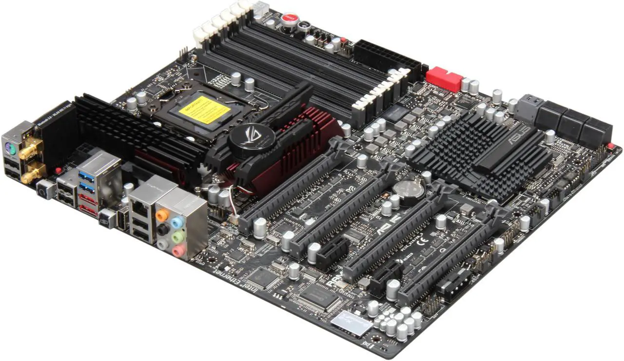 Alt view image 2 of 8 - ASUS Rampage III Black Edition LGA 1366 Intel X58 USB 3.0 Extended ATX Intel Motherboard