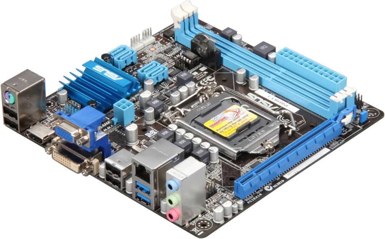 Main image of ASUS P8H61-I (REV 3.0) LGA 1155 Intel H61 HDMI USB 3.0 Mini ITX Intel Motherboard