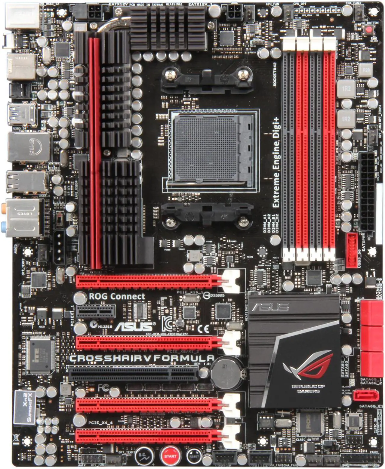 ASUS Crosshair V Formula AM3+ ATX AMD Gaming Motherboard with 3-Way SLI ...