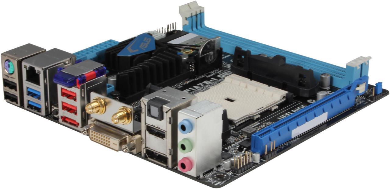 Main image of ASUS F1A75-I Deluxe FM1 AMD A75 (Hudson D3) USB 3.0 HDMI Mini ITX AMD Motherboard