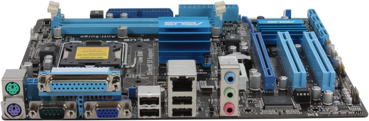 Alt view image 2 of 5 - ASUS P5G41T-M LX PLUS LGA 775 Intel G41 Micro ATX Intel Motherboard