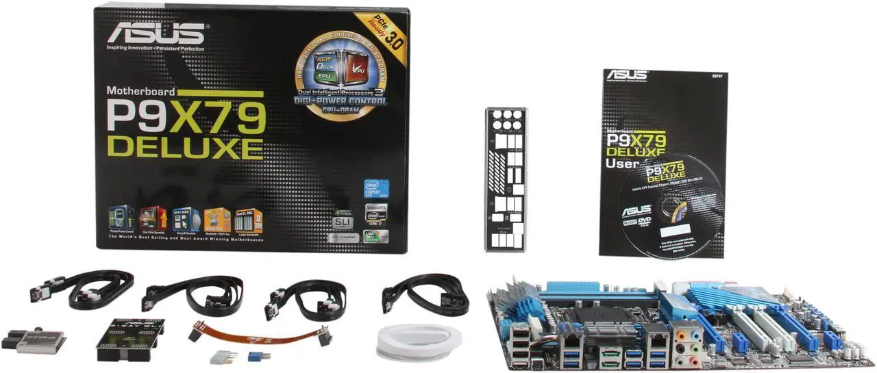 Alt view image 5 of 5 - ASUS P9X79 DELUXE LGA 2011 Intel X79 USB 3.0 ATX Intel Motherboard with UEFI BIOS