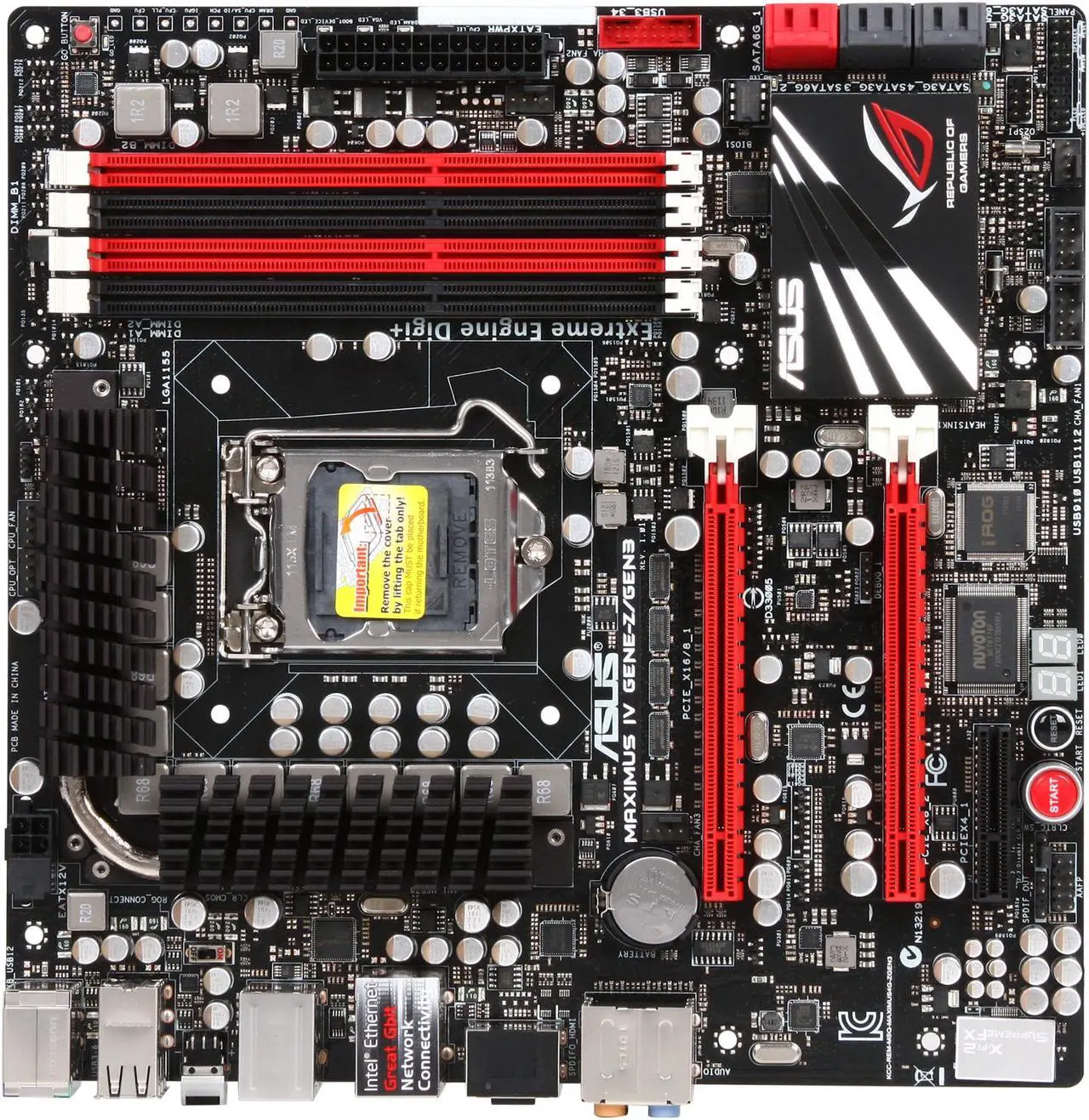 Alt view image 3 of 5 - ASUS Maximus IV Gene-Z/GEN3 LGA 1155 Intel Z68 HDMI USB 3.0 Micro ATX Intel Motherboard